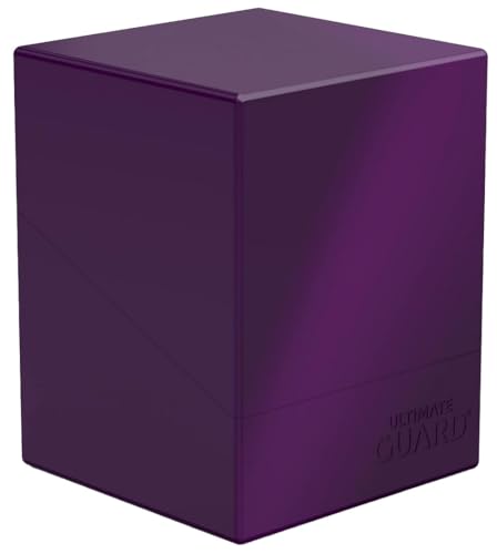Ultimate Guard Boulder Solid 100+ Deck Case – Purple, Holds 100 Double-Sleeved or 120 Single-Sleeved Cards