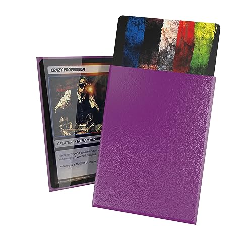 Ultimate Guard Cortex Card Sleeves (100 Pack) - Purple Glossy, 66x91mm Standard Size