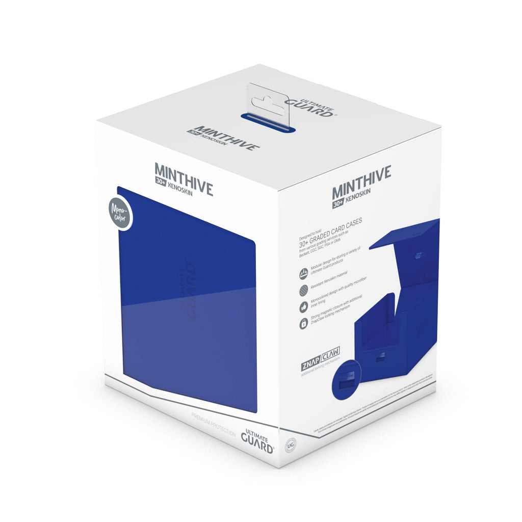 Ultimate Guard Minthive 30+ Deck Case – Blue, Holds 30 Magnetic Card Cases with Secure ZnapClaw Lock