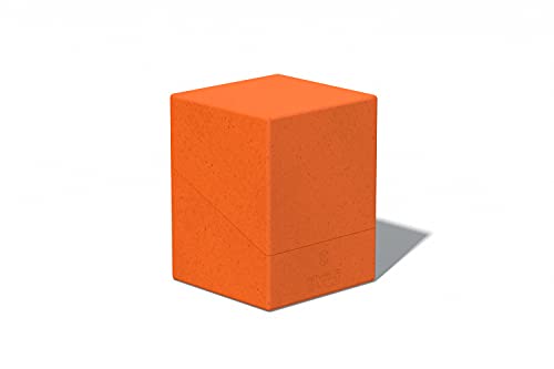 Ultimate Guard RTE Boulder 100+ Deck Case – Orange – Holds 100+ Double-Sleeved Cards, 97% Renewable, Made in Germany