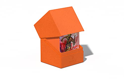 Ultimate Guard RTE Boulder 100+ Deck Case – Orange – Holds 100+ Double-Sleeved Cards, 97% Renewable, Made in Germany