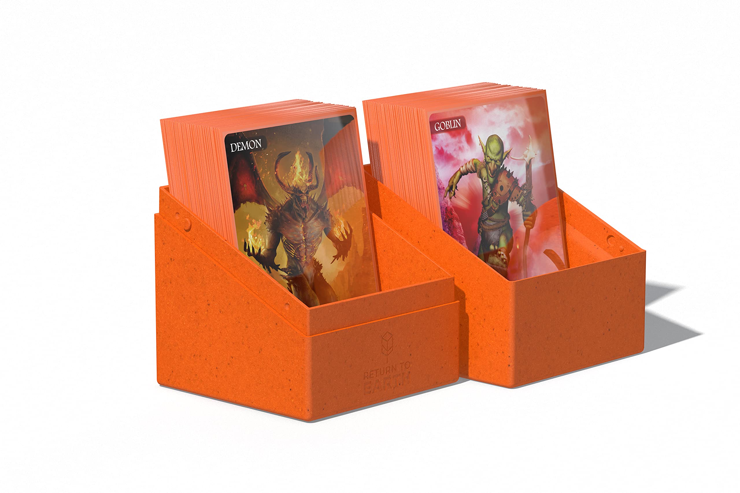 Ultimate Guard RTE Boulder 100+ Deck Case – Orange – Holds 100+ Double-Sleeved Cards, 97% Renewable, Made in Germany