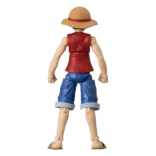 Ultimate Legends One Piece Monkey D. Luffy Action Figure – 5" with 27 Points of Articulation