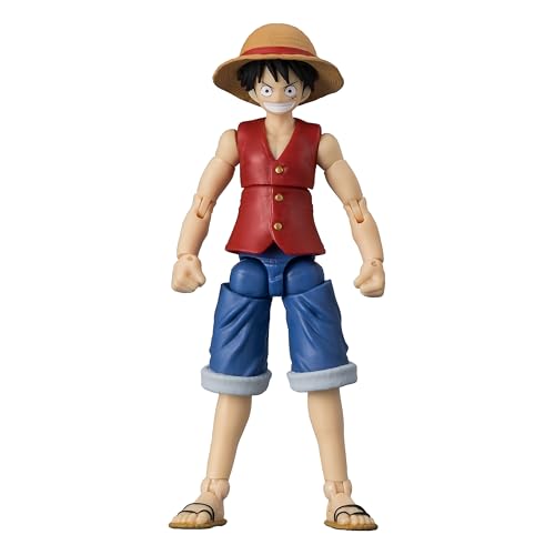 Ultimate Legends One Piece Monkey D. Luffy Action Figure – 5" with 27 Points of Articulation