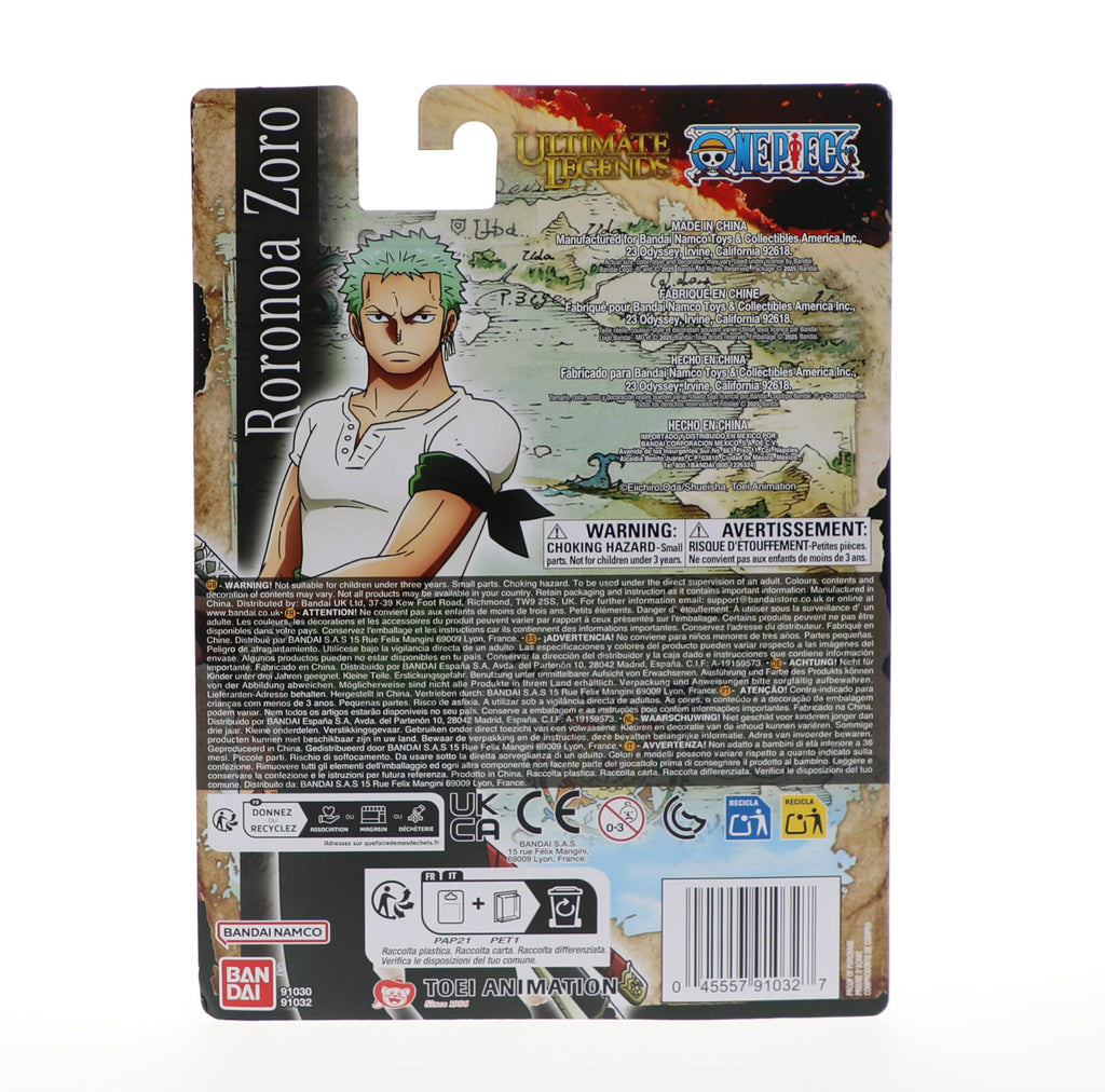Ultimate Legends Roronoa Zoro Action Figure – 5-Inch Articulated Straw Hat Swordsman