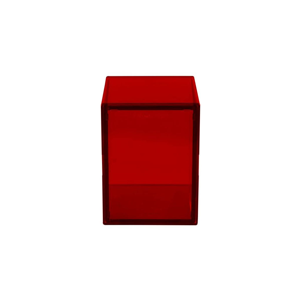 Ultra Pro Eclipse 2-Piece Deck Box Apple Red - Holds 100+ Double-Sleeved Cards for MTG, Pokemon, Sports Cards