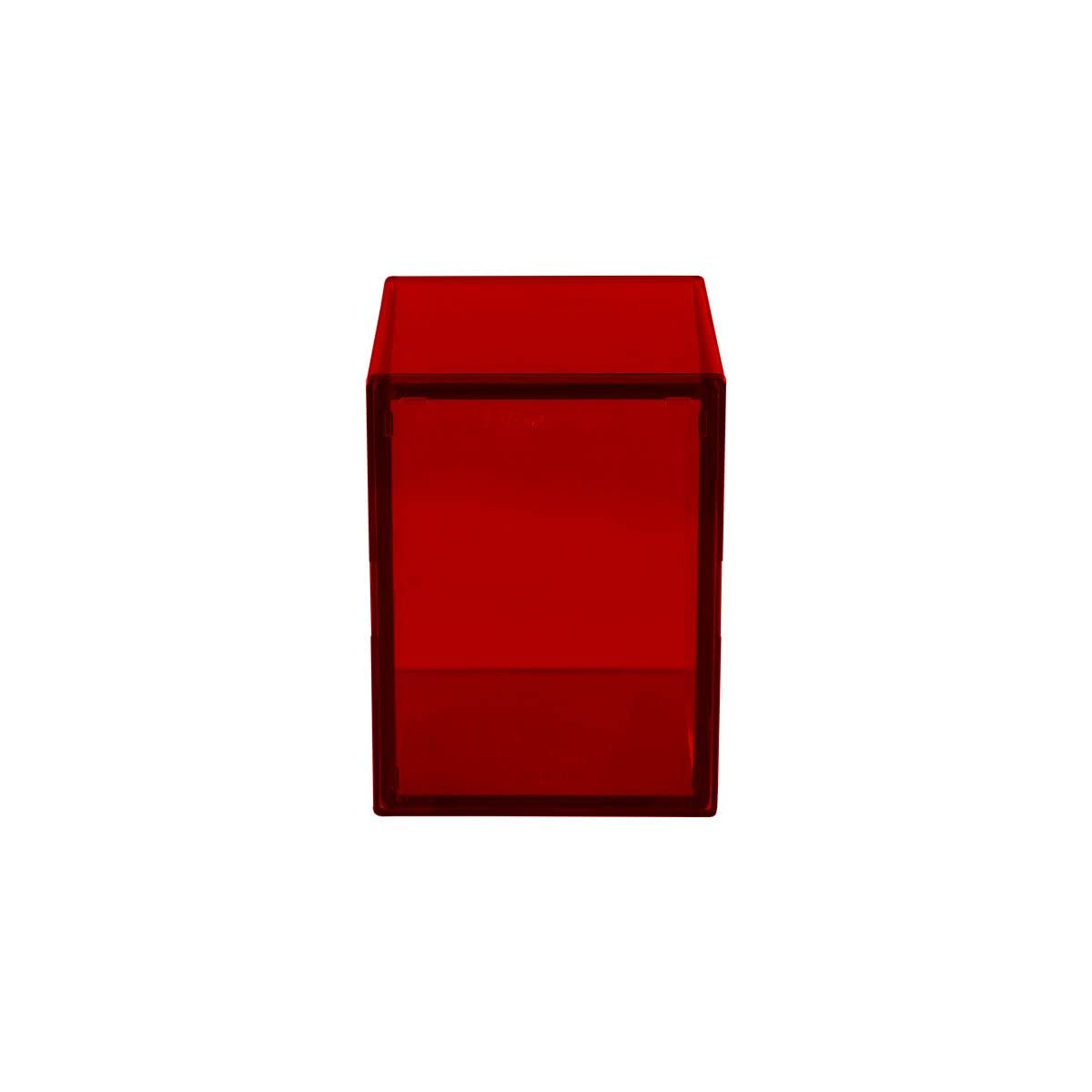 Ultra Pro Eclipse 2-Piece Deck Box Apple Red - Holds 100+ Double-Sleeved Cards for MTG, Pokemon, Sports Cards