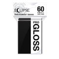 Ultra Pro Eclipse Gloss Small Sleeves – 60 Pack, Jet Black for Yu-Gi-Oh! Cards