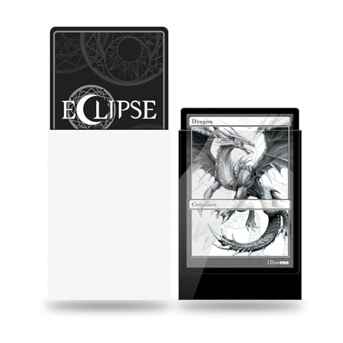 Ultra Pro Eclipse Gloss Standard Card Sleeves – Arctic White (100 Pack)
