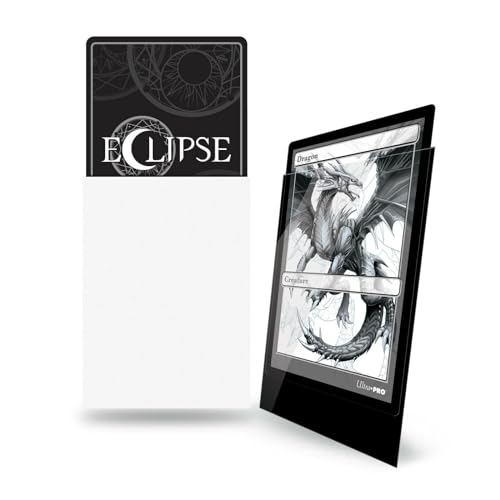 Ultra Pro Eclipse Gloss Standard Card Sleeves – Arctic White (100 Pack)