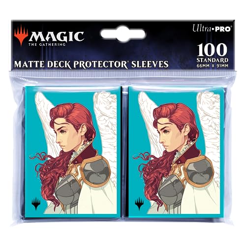 Ultra PRO MTG Commander Masters 100-Count Card Sleeves – Gisela Artwork, Matte ChromaFusion Finish