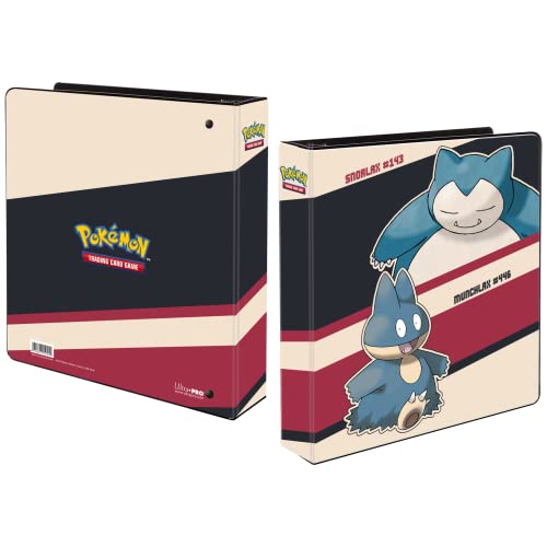 Ultra PRO Pokémon Snorlax & Munchlax 2-Inch 3-Ring Binder for Trading Cards