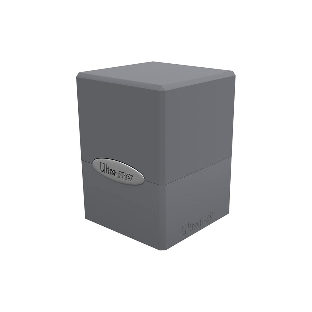 Ultra Pro Satin Cube Deck Box - Smoke Grey (15595): Secure Storage for 100+ Cards
