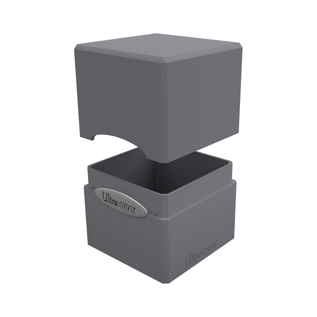 Ultra Pro Satin Cube Deck Box - Smoke Grey (15595): Secure Storage for 100+ Cards