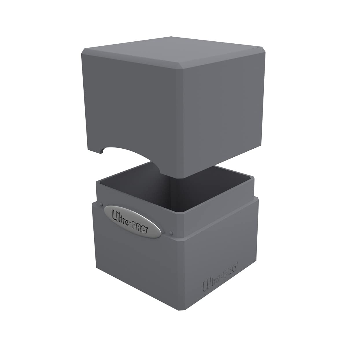 Ultra Pro Satin Cube Deck Box - Smoke Grey (15595): Secure Storage for 100+ Cards