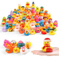 Umbresen 25-Pack Assorted Rubber Ducks – 2-Inch Mini Duckies for Jeep Ducking, Bath Toys, and Party Favors