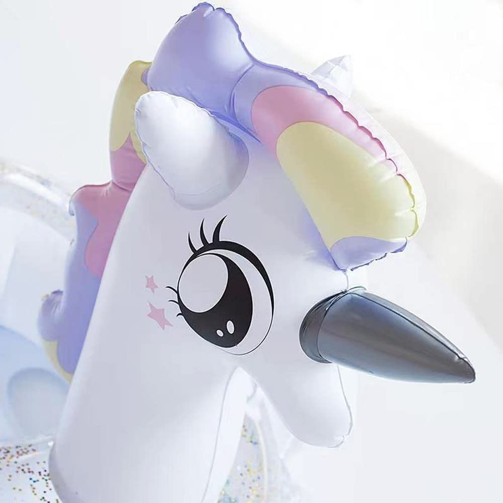 Umbresen Baby Swimming Float – Inflatable Unicorn Swim Ring for Toddlers 8-48 Months, 44lb Capacity