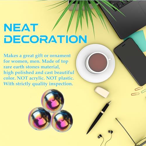 Umnodobn 1.26-Inch Large Magnet Balls - 4 Pack Fidget Toy with Carry Case - Desk Decor for Adults