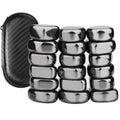 Umnodobn 18-Piece Hematite Magnetic Stones – Fidget Toy and Refrigerator Magnets