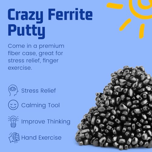 Umnodobn Ferrite Magnetic Putty with Magnet Balls – Stress Relief Desk Toy for Adults