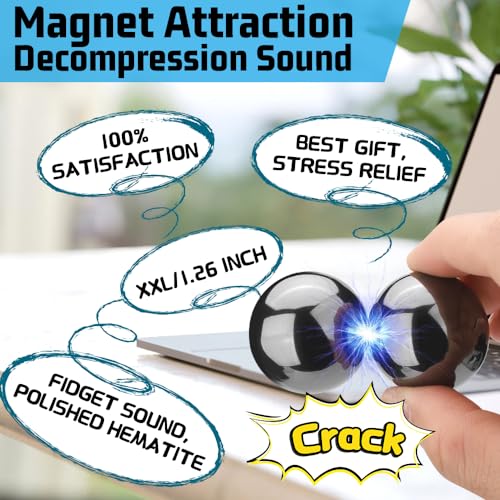 Umnodobn Ferrite Magnetic Putty with Magnet Balls – Stress Relief Desk Toy for Adults