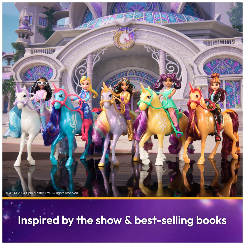 Unicorn Academy Ava & Leaf Doll and Unicorn Set with Accessories and Hair Tool