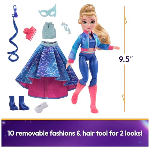 Unicorn Academy Isabel Masquerade Ball Doll with 11 Accessories, 9.5” Posable Doll for Girls Ages 4+