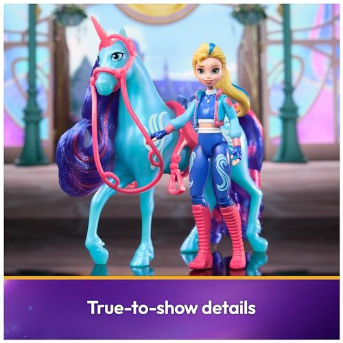 Unicorn Academy Isabel & River Doll and Unicorn Set – Posable Toys with Accessories for Girls Ages 4+