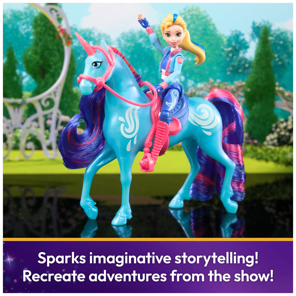 Unicorn Academy Isabel & River Doll and Unicorn Set – Posable Toys with Accessories for Girls Ages 4+