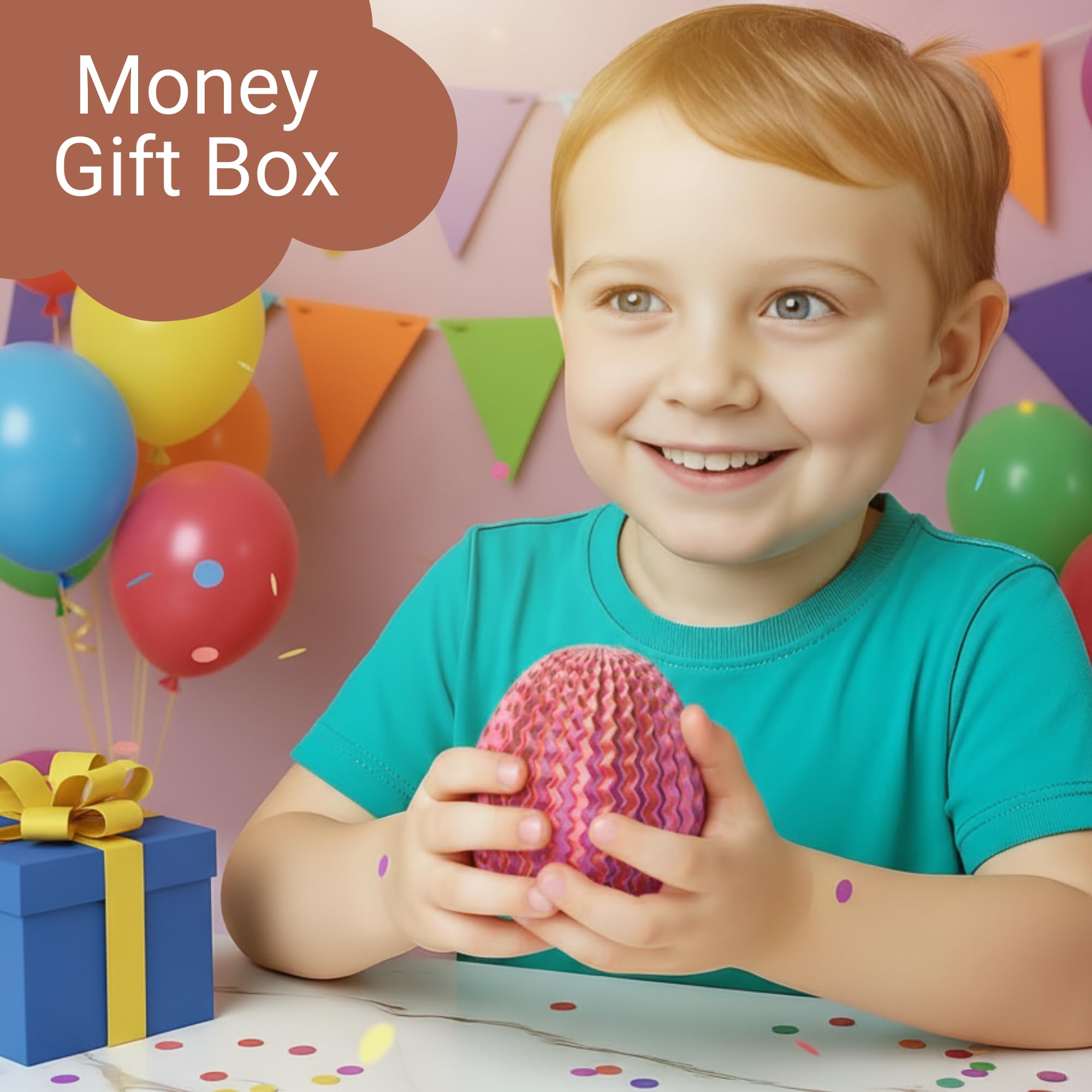 Unorgee Egg Shaped Cash Maze Puzzle Box – 3D Maze Egg with Hidden Compartment for Money & Gift Cards, Reusable Easter Gift for Kids, Teens, Adults