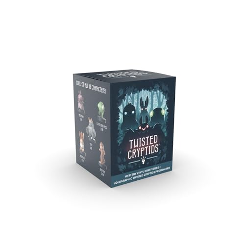 Unstable Games Twisted Cryptids Vinyl Mini Figure Blind Box – 10 Mythical Characters + Foil Promo Card
