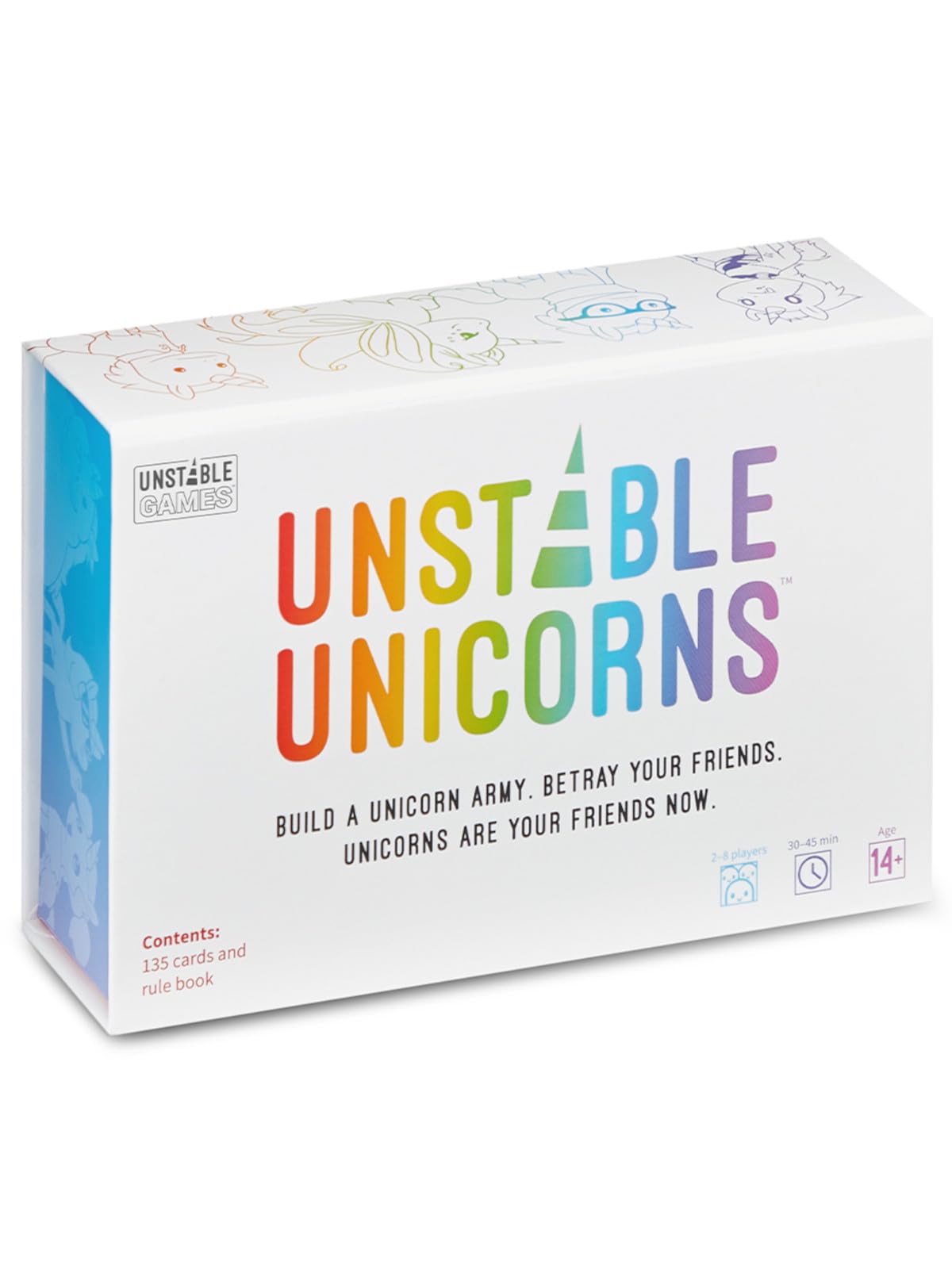 Unstable Unicorns Card Game – Strategy Party Game for 2-8 Players, Ages 8+ | Fun Family Game Night