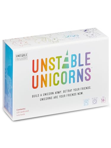 Unstable Unicorns Card Game – Strategy Party Game for 2-8 Players, Ages 8+ | Fun Family Game Night