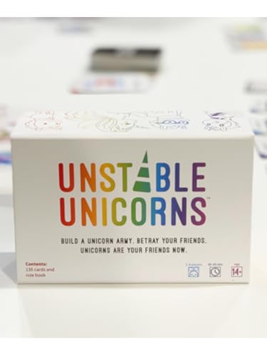 Unstable Unicorns Card Game – Strategy Party Game for 2-8 Players, Ages 8+ | Fun Family Game Night