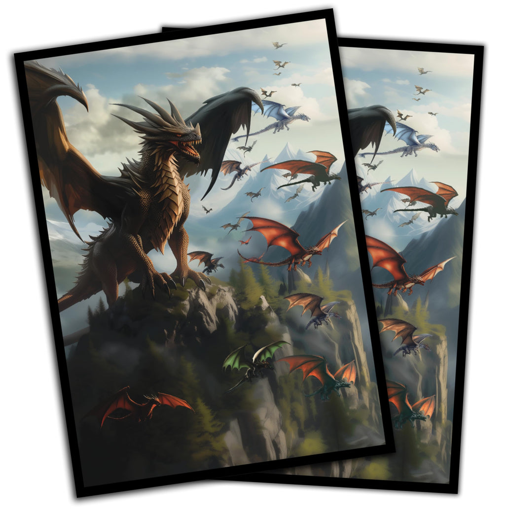 Unstoppable Relentless Dragon Game Card Sleeves 102 Pack – Premium Standard Sleeves for MTG & TCG Commander Decks