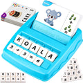 UPJAYEEK 2 in 1 Matching Letter and Number Game for Kids Ages 3-7 - Sight Words Recognition and Math Flash Cards Educational Toy