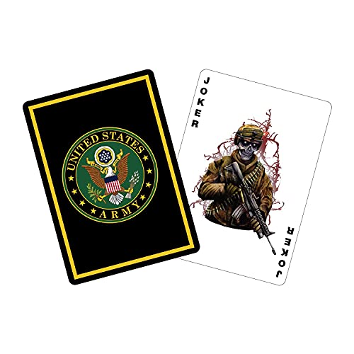 US Army Playing Cards – Rank Faces, Veteran Owned, Poker Night Gift