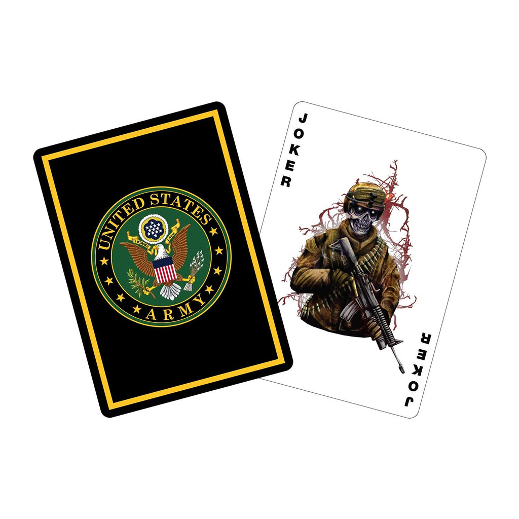 US Army Playing Cards – Rank Faces, Veteran Owned, Poker Night Gift