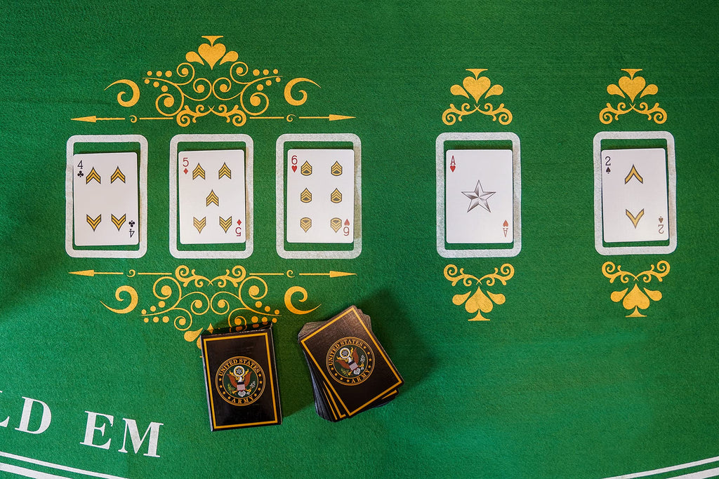 US Army Playing Cards – Rank Faces, Veteran Owned, Poker Night Gift