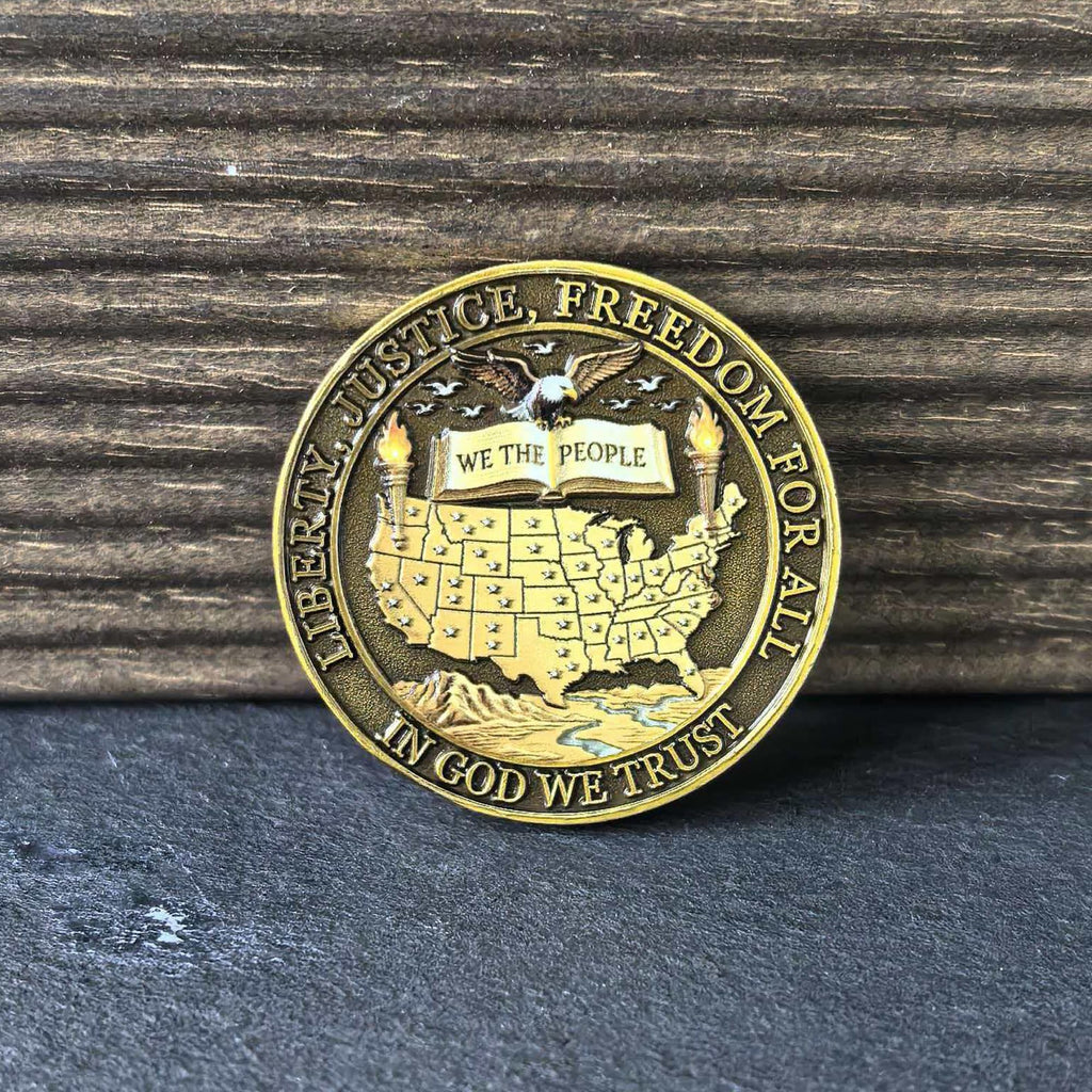 USA 250th Anniversary Challenge Coin – High Relief Bald Eagle & Liberty Bell Commemorative Medal, Patriotic Gift for Veterans and Collectors
