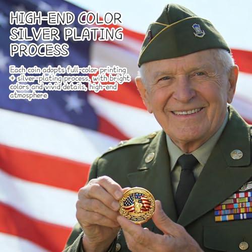 USA 250th Anniversary Commemorative Challenge Coin – Patriotic Eagle Design, 1776-2026