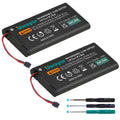 Uwayor 2-Pack HAC-006 Battery for Nintendo Switch Joy-Con Controller – 525mAh Replacement with Tool Kit