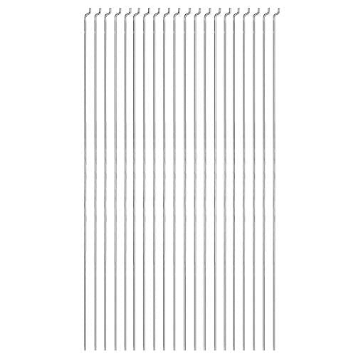uxcell 20 Pack 1.5mm x 300mm Steel Z Pull/Push Rods for RC Airplane, Boat, and Helicopter Replacement Parts