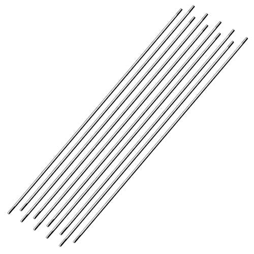 uxcell M3x300mm Stainless Steel Pushrod Connector 10-Pack for RC Models