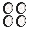 Uxcell RC Plane Micro Sport Wheels (4 Pack) - 3 Inch Diameter, 0.07 Inch Axle Hole