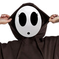 Varuotu White Anime Mask – Adjustable Cosplay Face Mask for Halloween & Costume Parties