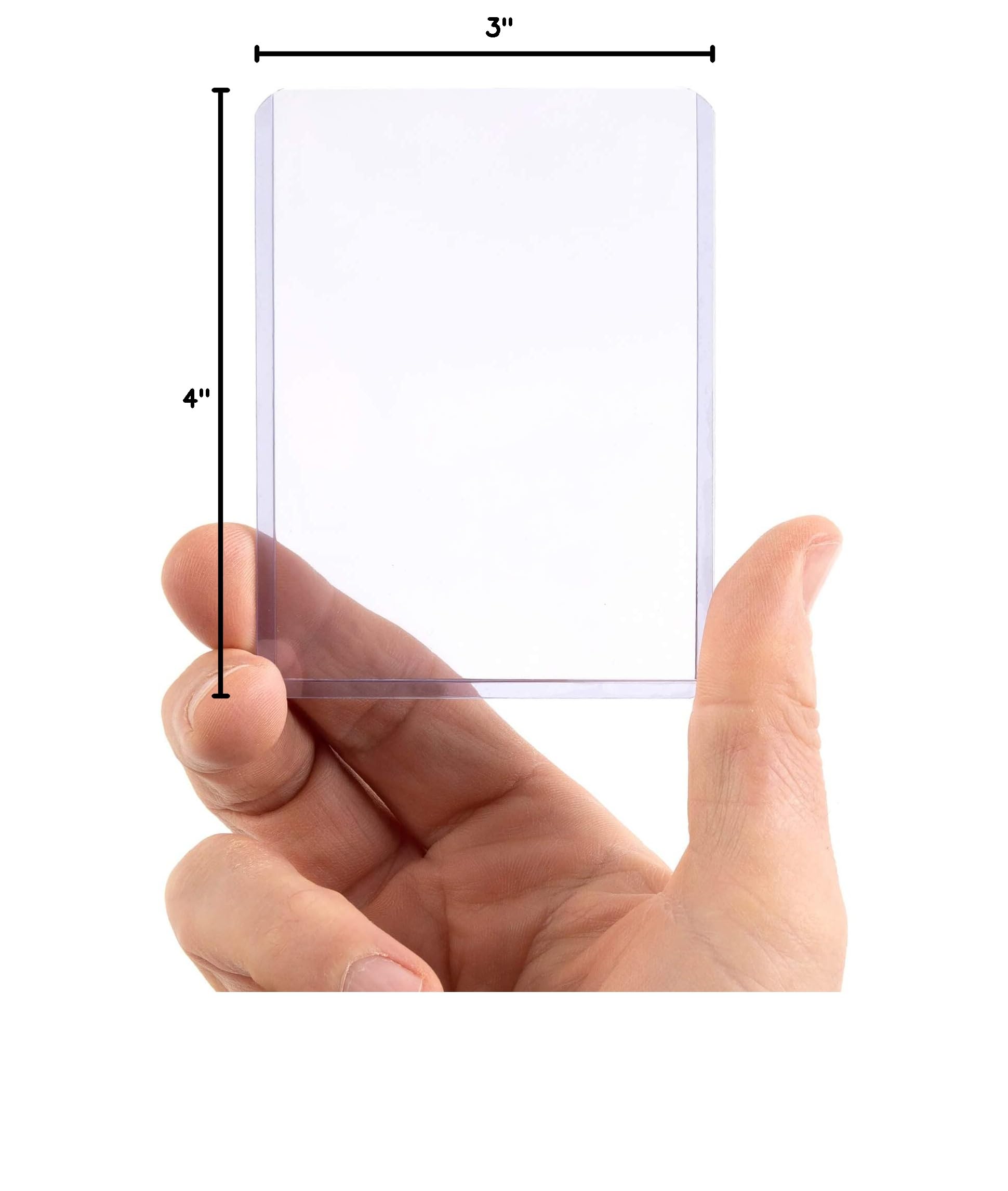 Vault X 100pt Rigid Toploaders (25 Pack) – Clear Seamless Card Holders for TCG & Sports Cards