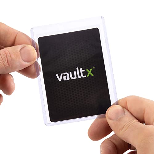 Vault X 100pt Rigid Toploaders (25 Pack) – Clear Seamless Card Holders for TCG & Sports Cards