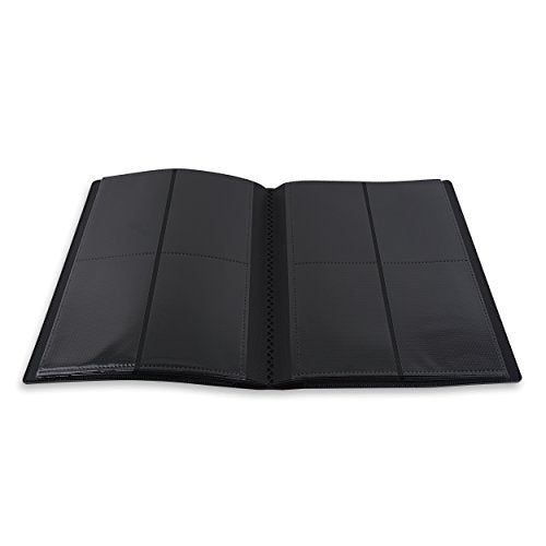 Vault X 4 Pocket Strap Binder (Black) – Holds 160 Standard Trading Cards