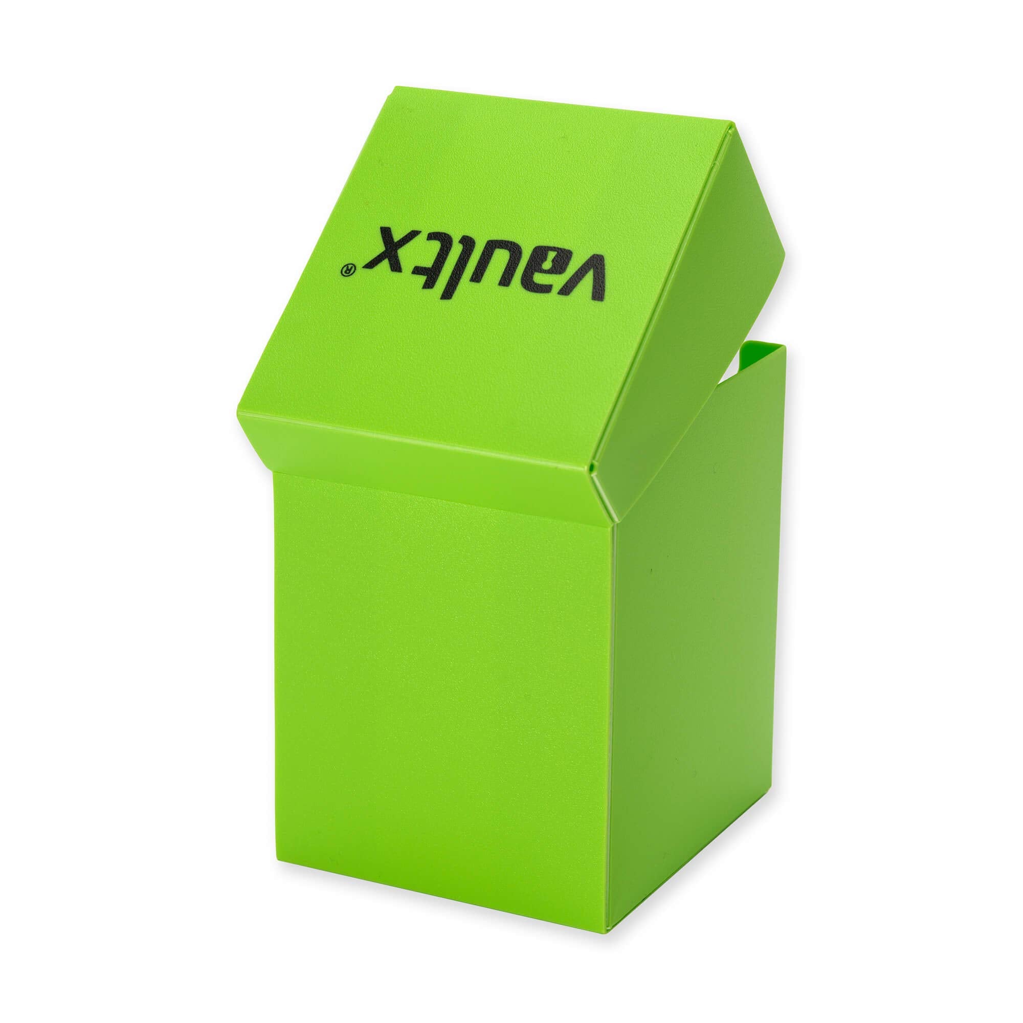 Vault X Green Large Deck Box – 150 Black Sleeves Included, Fits 100+ Sleeved Cards